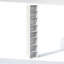 Organisateur de placard à 8 niveaux, tablette ouverte, largeur 30,5 cm, pour placard ou chambre, blanc-122253229