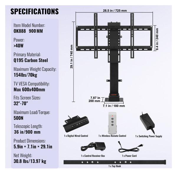 Dimensions du produit