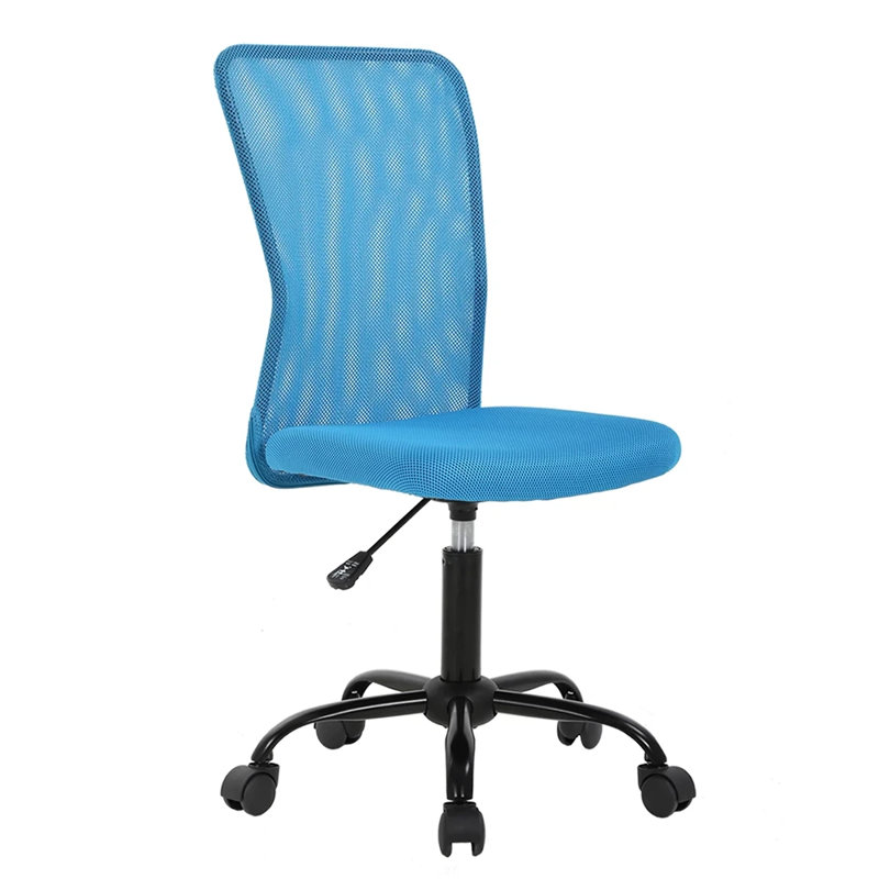 Chaise de travail chaise de bureau chaise de bureau chaise d'ordinateur en filet pivotant à hauteur réglable, Bleu