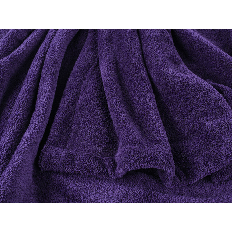 Jeté pour lit et canapé Bedding, Mauve, Grand lit