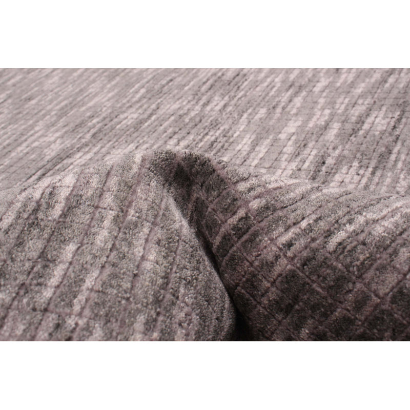 Tapis unique en laine gris 8 pi 1 po x 10 pi 0 po Kashkuli Gabbeh