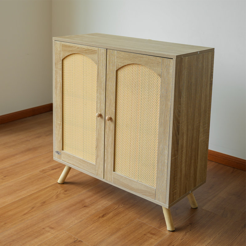 Almath Wicker/Rattan Rectangle Accent Cabinet