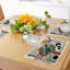 Ensemble de 4 napperons Ambesonne Monstera
