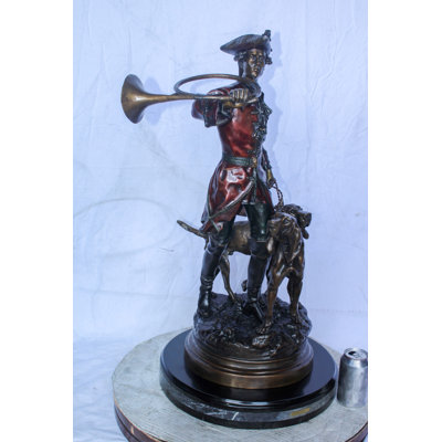 Nifao Collection Hippolyte Moreau and Prosper Lecourtier Bronze Statue Replica 18" x 16" x 33"H