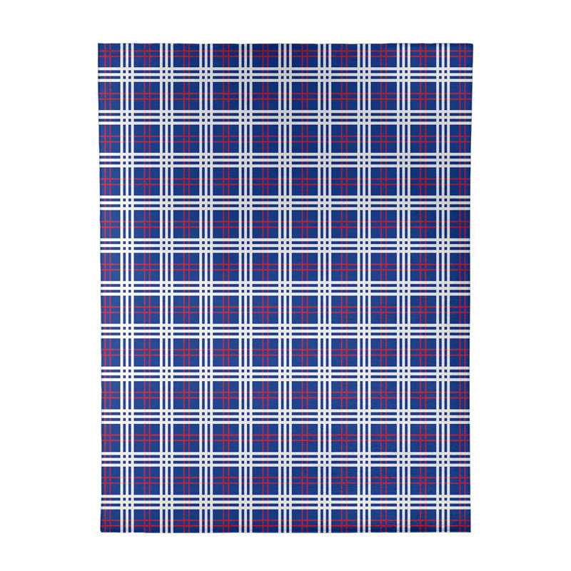 Plaid Indoor Rug, Rectangle 9' x 12'