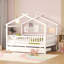 Lit en bois avec lit gigogne simple-171366150-171366151