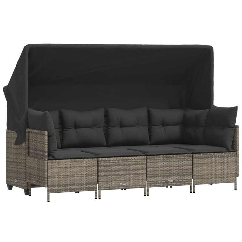  Garden Sofa Set Grey, Dark Grey