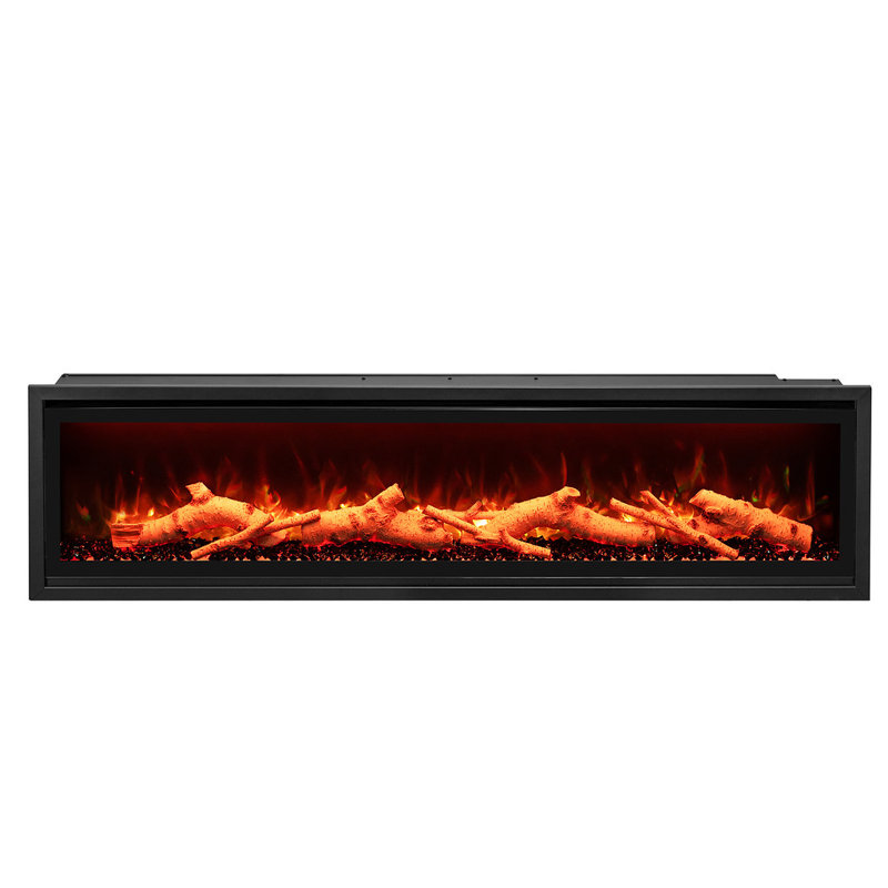 ActiveFlame Pro Series Black Diamond Electric Fireplace, 11.81" H x 60" W x 6.1" D