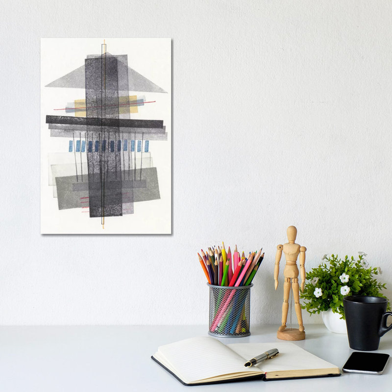 Compass Point II by Nikki Galapon - Wrapped Canvas Gallery-Wrapped Canvas Giclée, 20.32 cm H x 30.48 cm W