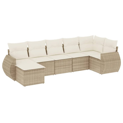 Vidaxl Patio Sofa Set Beige