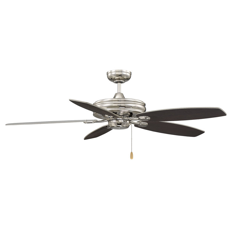 Luyster 52'' Ceiling Fan, Chestnut/Silver