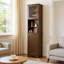 Armoire de salle de bain Natyra, armoire de salle de bain haute avec tiroir et tablettes réglables Natyra-1430360321