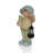 17"H Boy Holding Lantern Solar Statue with LED Lights