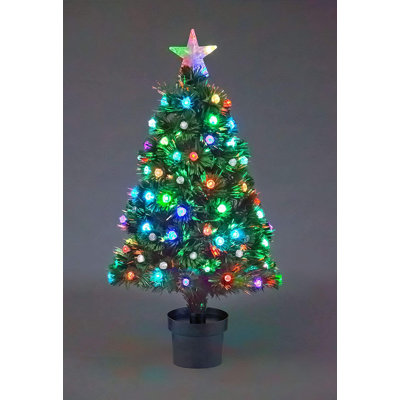 61cm H Lighted Artificial Christmas Tree