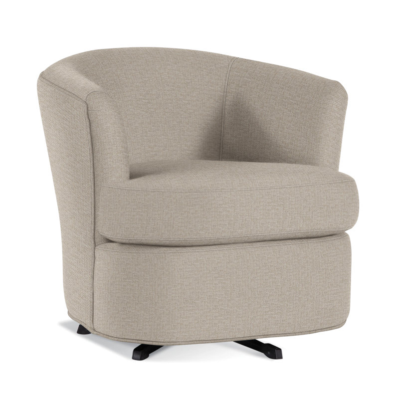 Barrel Chair, Beige Performance Fabric; 0851-73