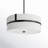 Gilbreath 4 - Light Single Drum Pendant in Matte Black-108068013