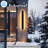 Outdoor Wall Light Modern LED Wall Sconce Waterproof Porch Lights Outdoor for Patio Garden Balcony-1600367937