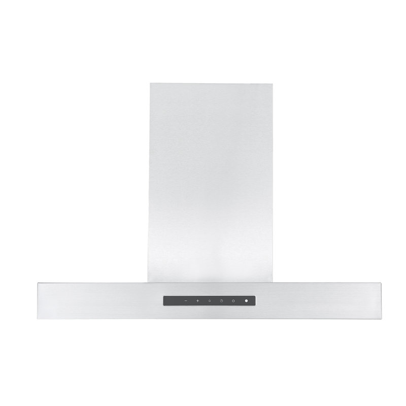 Ancona 30" Stainless Steel Convertible Wall Mount Range Hood with LED Night Light