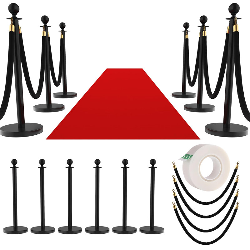 Ensemble de clôture décorative en acier inoxydable 6 pièces