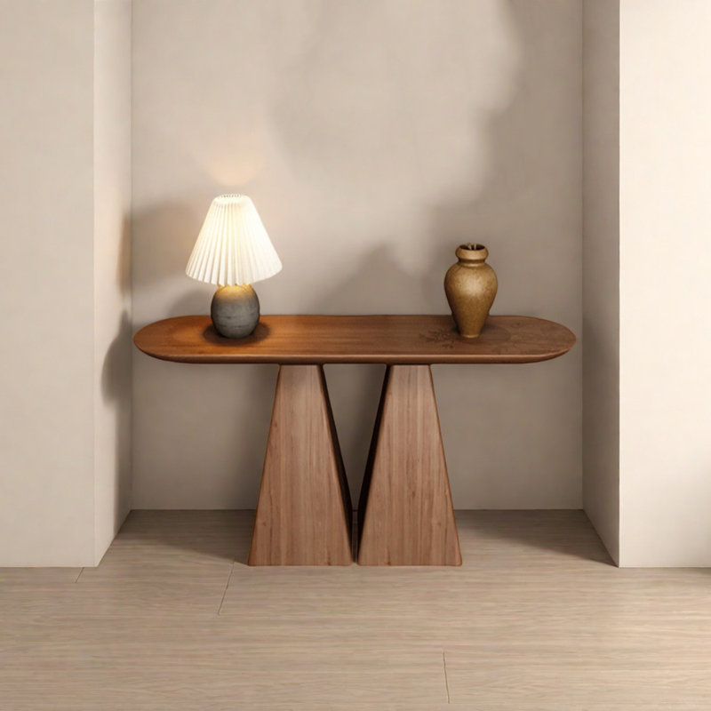 Console Retro Minimalist Art, H 31,5 po x l 47,24 po x P 11,81 po, Brun