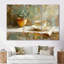 Blanc, beige, confortable, tasse de café I - ensemble d'art mural café-464752405-464752400