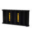 Rampe d'escalier portative pour animaux de compagnie - pliable, antidérapante Pour toutes les tailles. Noir avec accents jaunes. 180 lb antidérapant Types. Rembourrage. Capacité