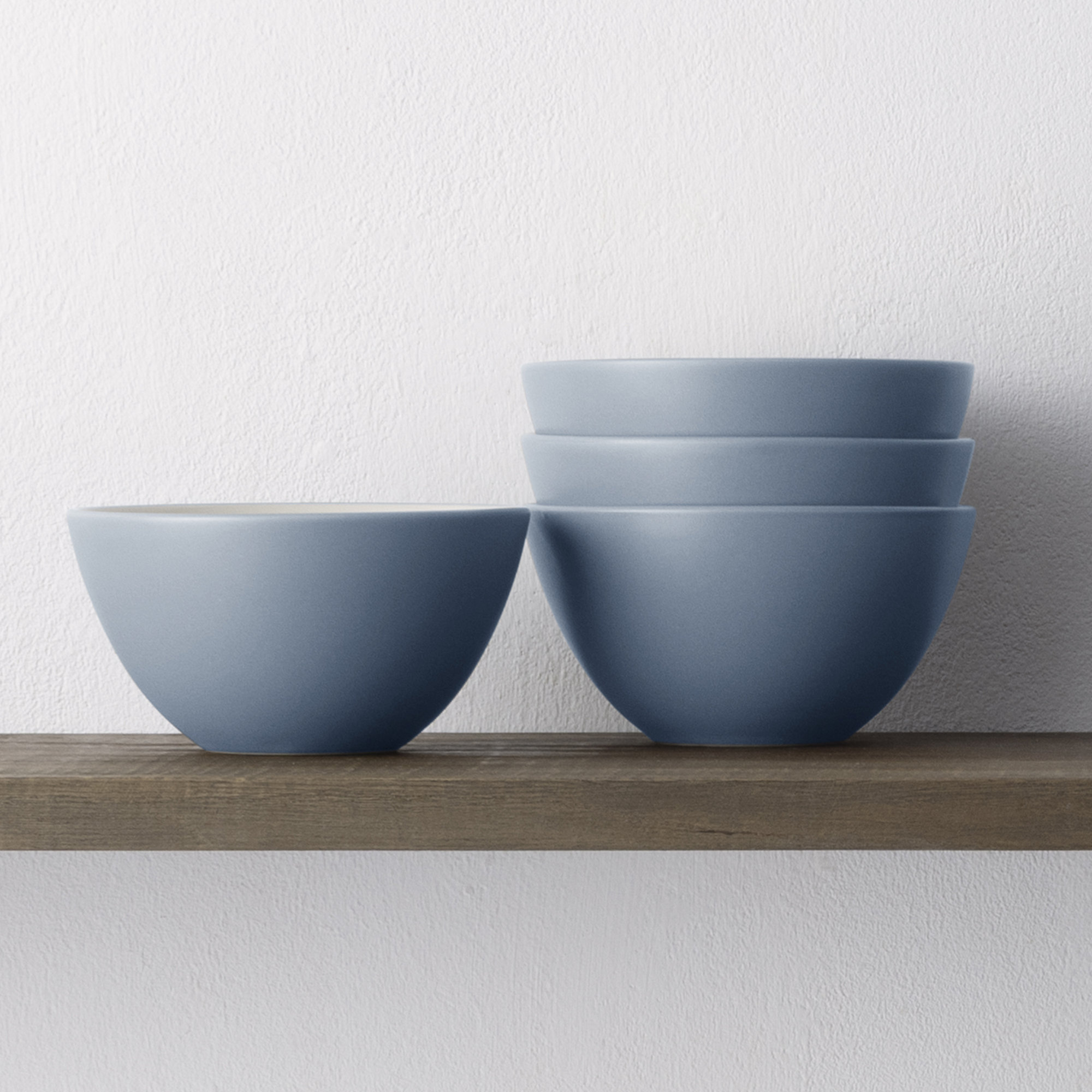 Noritake Colorwave Side/Prep. Bowls, 5", 12 Oz., Ice