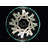 Elegant Glass Engraving Studio 16.5'' Glass Circular Bathroom Sink