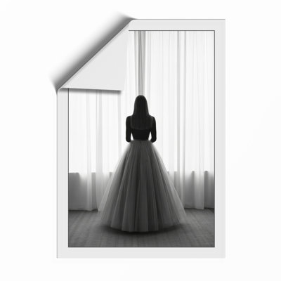 Between Curtains Minimalist - Print