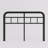 40” Black Metal Headboard-1178825810