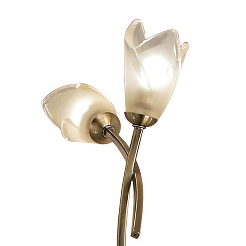 Cottone 170cm Novelty Floor Lamp, Antique Brass