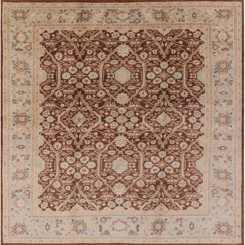 Sofren Oriental Indoor Rug, Square 4'