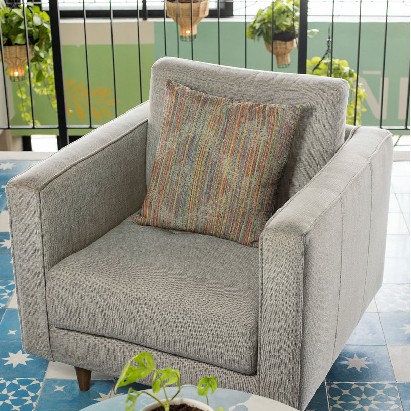 Diamond Striped Outdoor Reversible Throw Pillow, 20" x 36"