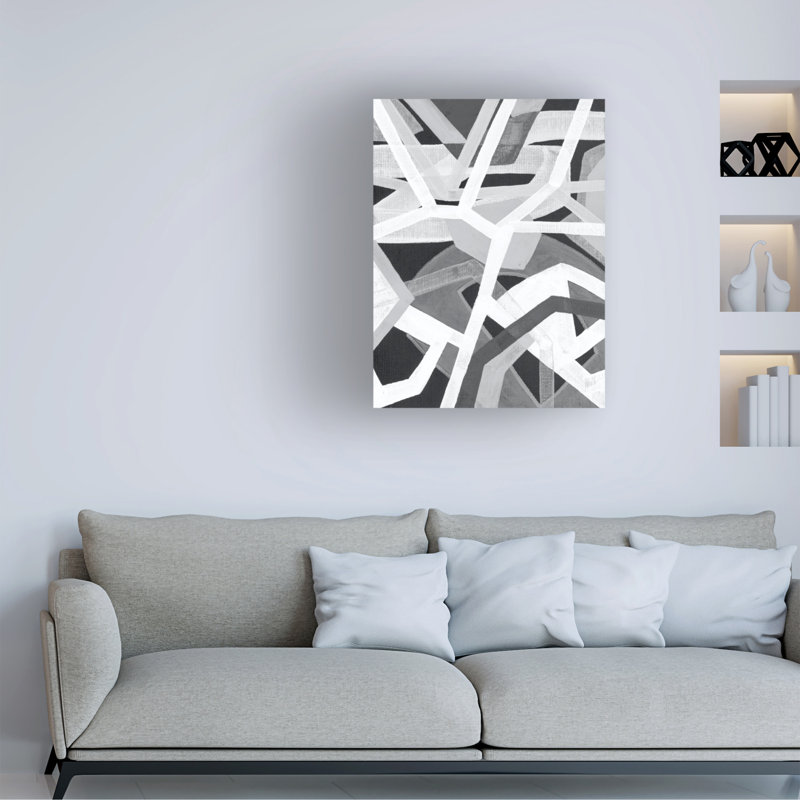 «Magnetic Grays II» sur le bolognaise, H 24 po x l 18 po