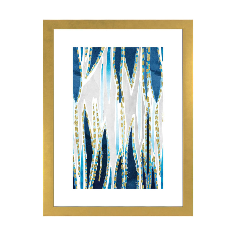 « HG art XV » par Nikki chu-impression, H 32 po x l 24 po x P 1 po, Encadrement doré