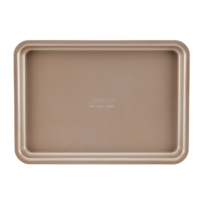 Anolon Nonstick Bakeware Cookie Set, 3-Piece, Bronze