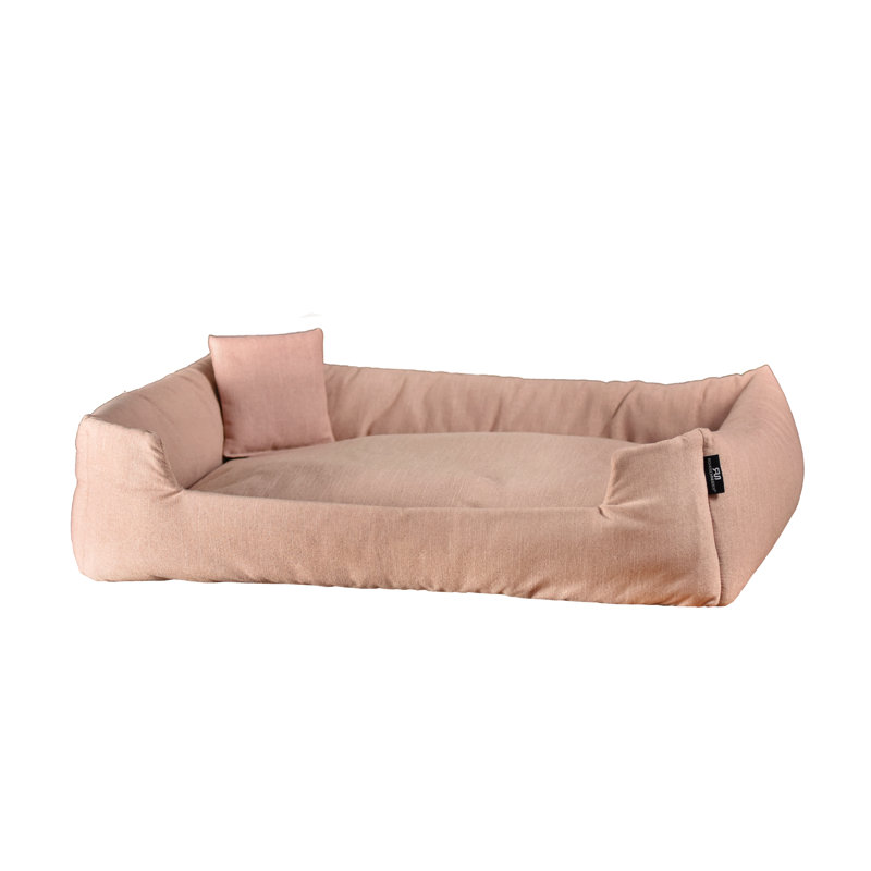 Polyester Pet Bed, Pink, Medium (70cm W x 49cm D x 15cm H)