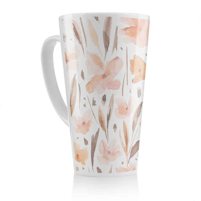 Watercolour Latte Mug