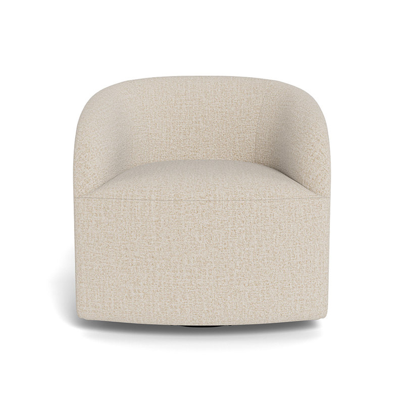 Exhale Swivel Barrel Chair, Amari Natural