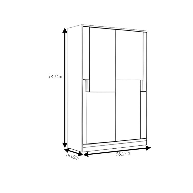 Tifany, 79" H x 55" W x 20" D