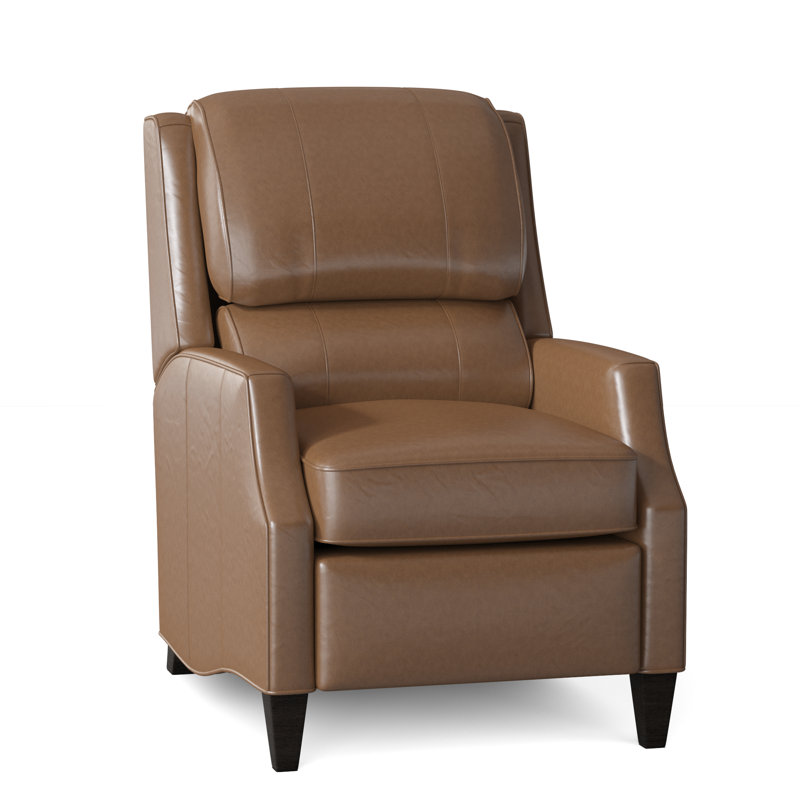 Mauney Recliner, Cobblestone, Manual, Empyrean Tweed Genuine Leather