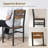Mcgowan Kitchen Dining Side Chairs with Backrests