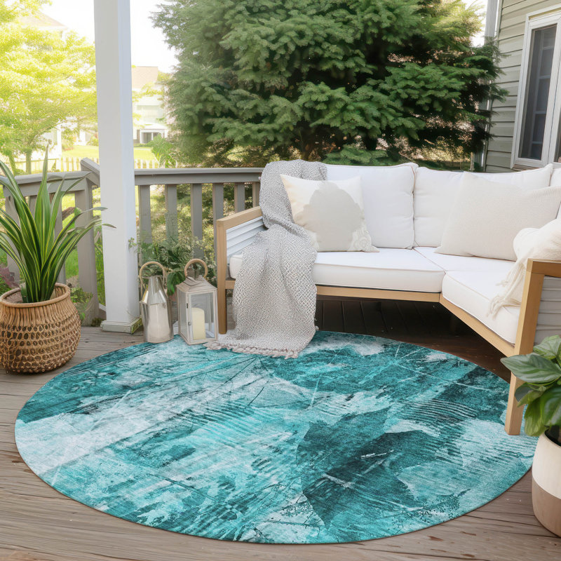 Tapis intérieur / extérieur Fellsmere, Rond 8 pi