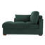 Chaise longue rembourrée avec coussin et pieds en bois massif l 42 po Stoneville-1142525853-1241533995