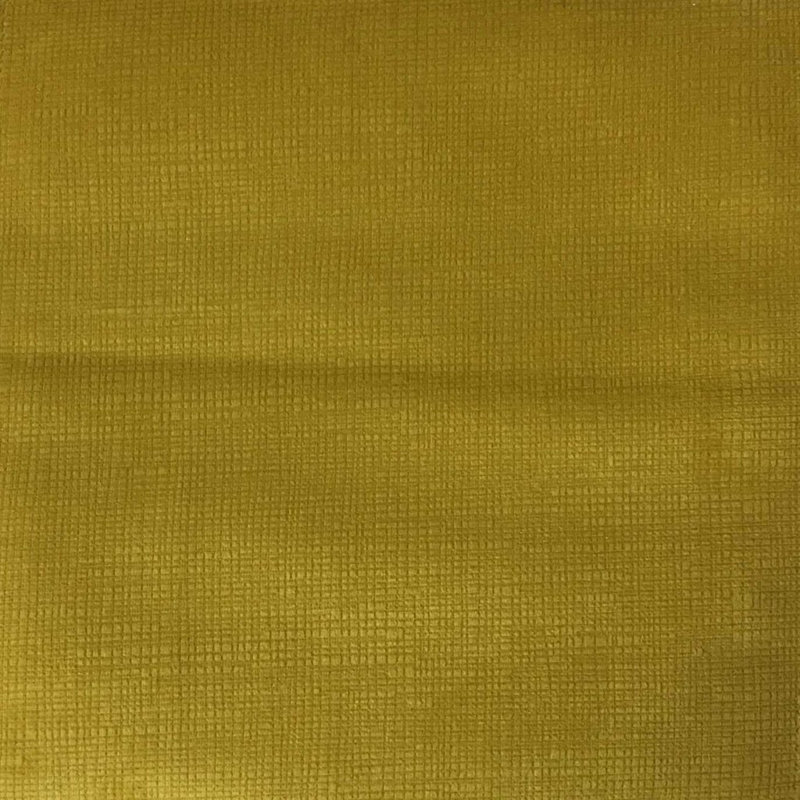 Pismo-Creek Textured Plain Velvet Fabric, Curry