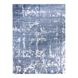 Overdyed One-of-a-Kind Rectangle 9'3" X 12'0" Hand Knotted Area Rug
