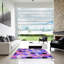 Tapis 100% à motif lavable à la machine 2989 3425-PUR-68560346
