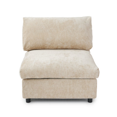 Chaise sans accoudoirs avec housse