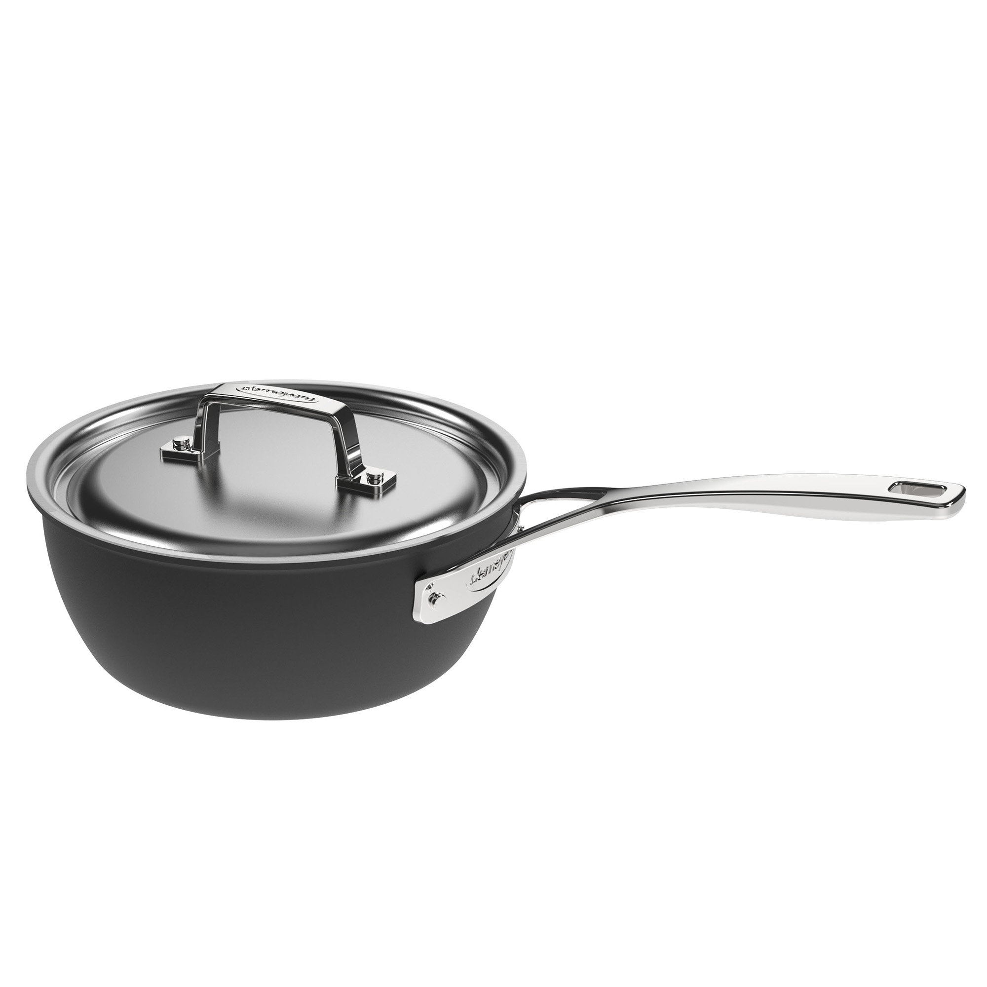 Demeyere Black 5 Stainless Steel Wok - 3.2-qt With Ceramic Exterior Coating
