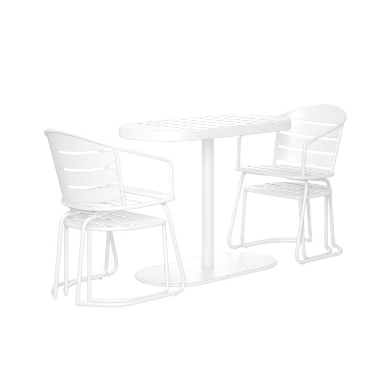 4 - Person Patio Dining Set with Oval Table